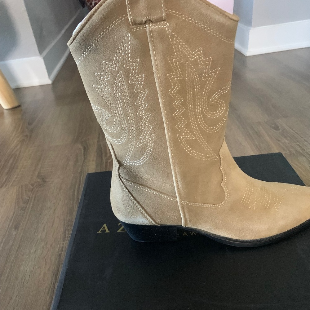 Western Style Ankle Cowboy Boots